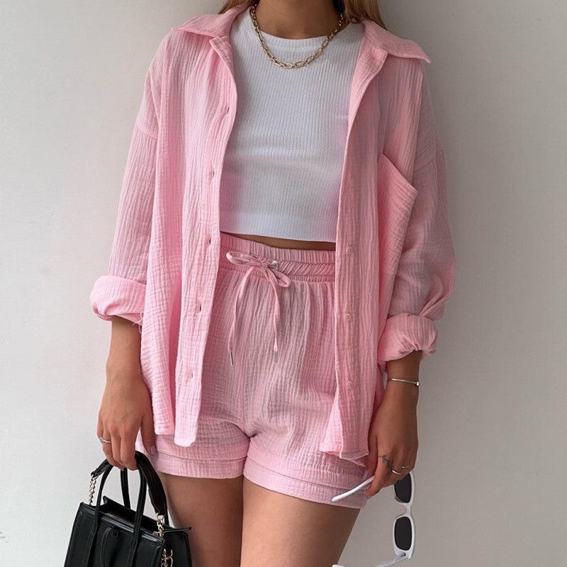 Ensemble chambray femme