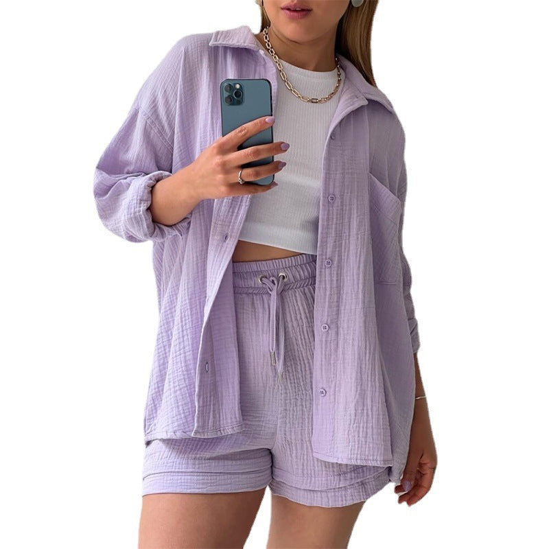 Ensemble chambray femme