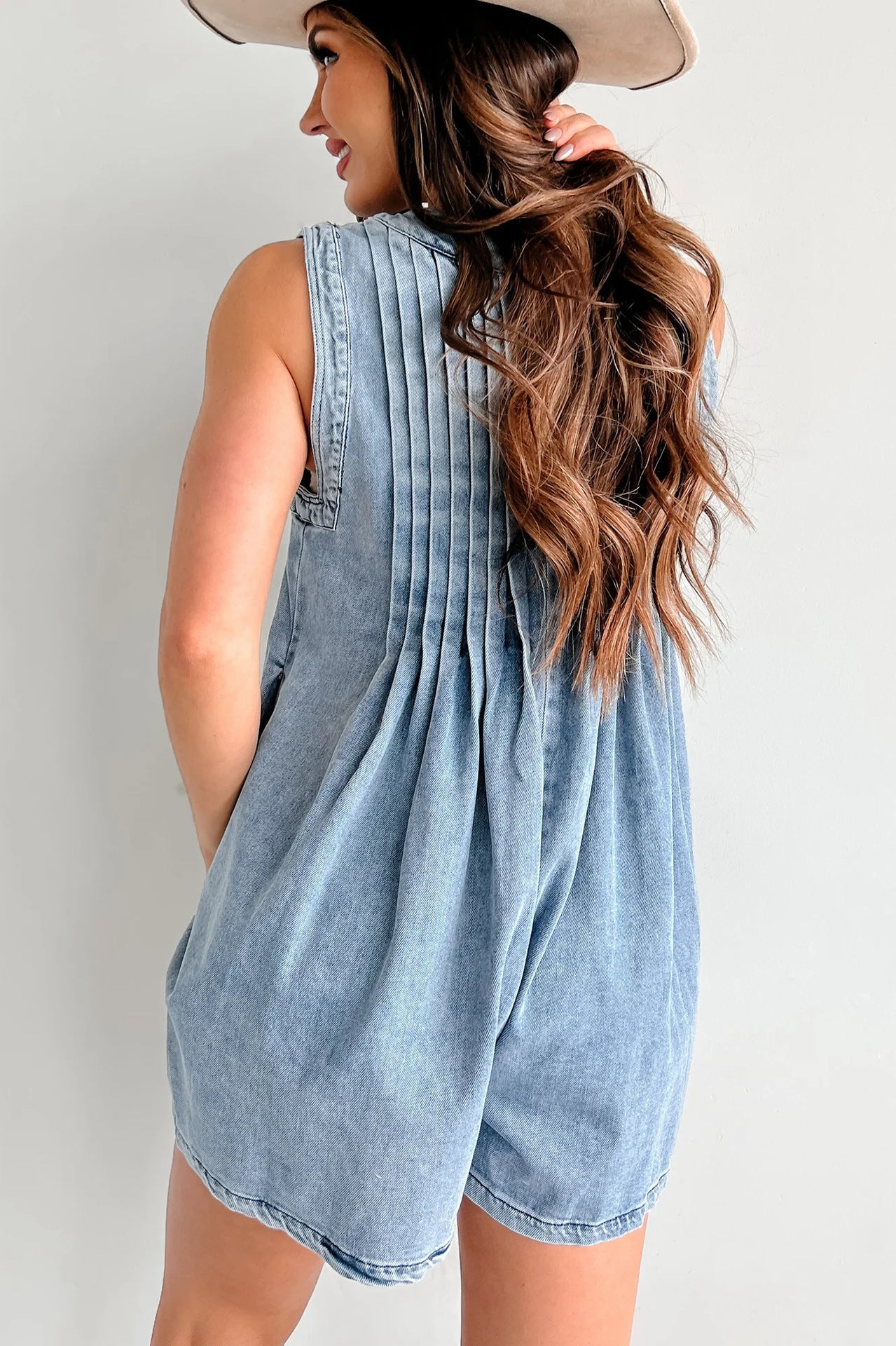 Combinaison en Jean Femme Sans Manches ou Manches Courtes, Style Décontracté & Tendance